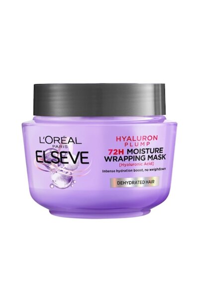 L'Oreal Paris Pachet 3 X Masca de par L'Oreal Elseve Hyaluron Plump 300ml