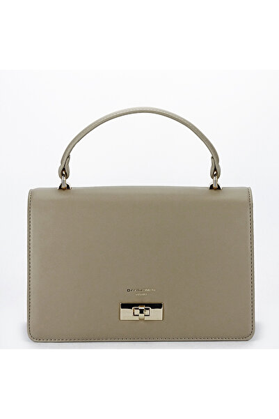 David Jones Παρίσι B-CM6791 15 Τσάντα σε χρώμα γκρι-καφέ