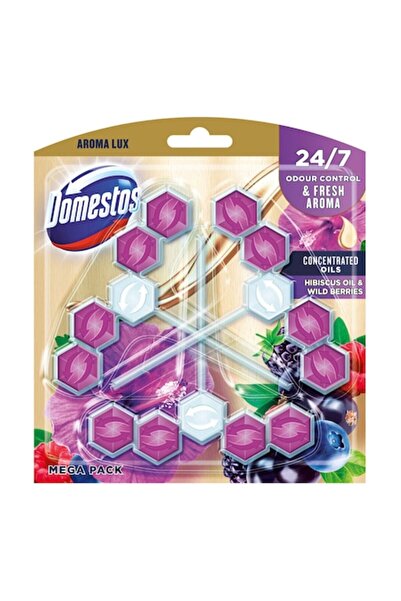 Domestos Pack of 2 WC Freshener Hibiscus 3x55g