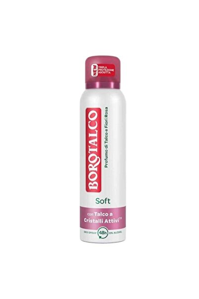 Borotalco Antiperspirant Deo Soft Con Talco Cristalli Attivi 150ml