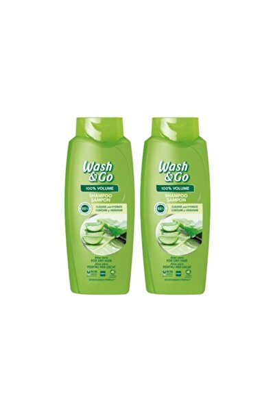 WASH&GO Set 2x Shampoo with Aloe Vera Extract 675 ml