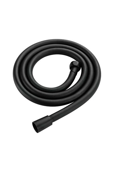 Fause PVC Black Duş Hortumu 150 cm Pirinç Somon Siyah KDH103-B