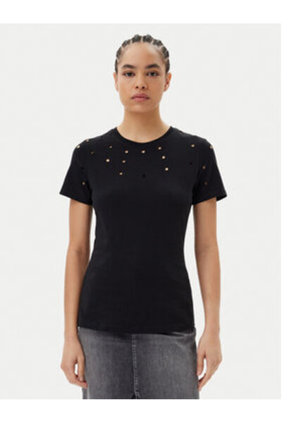 Silvian Heach Γυναικείο T-Shirt GPP25070TS Μαύρο