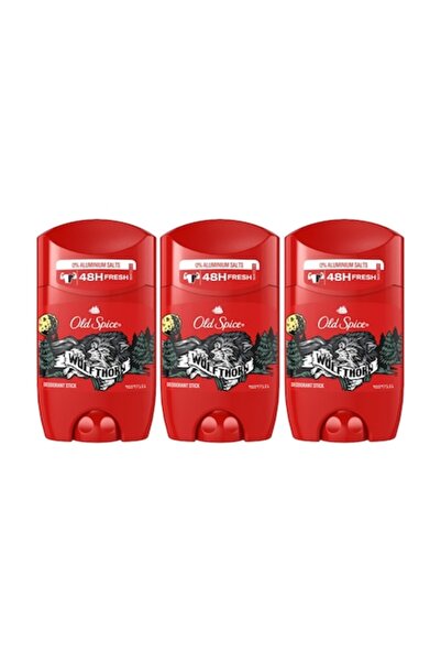 Old Spice Set Men Deodorant Stick Wolfthorn, 3x50 ml