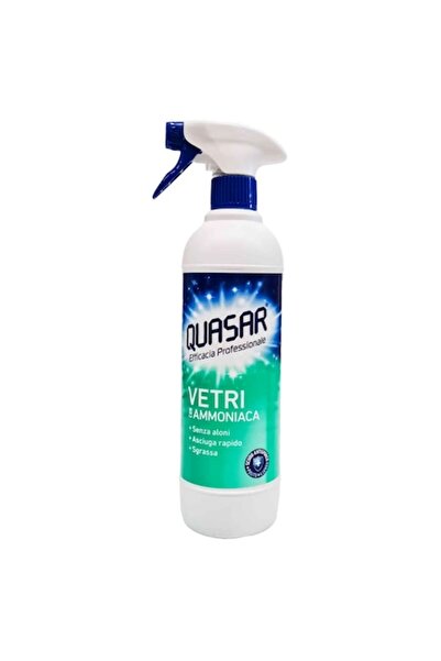 Quasar Spray de curățare a geamurilor cu amoniac, pachet de 3, 580 ml
