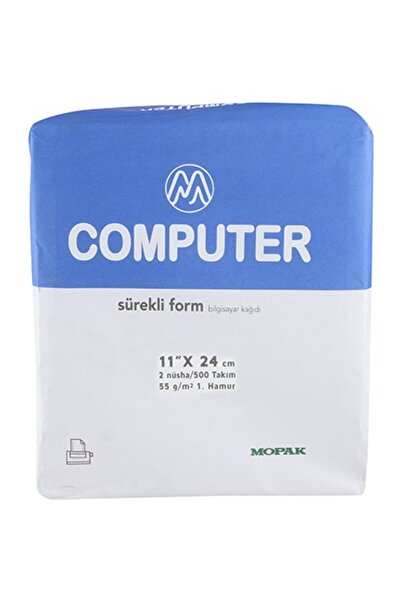 Mopak Sürekli Form 11" x 24 cm 2 Nüsha Düz 500'lü