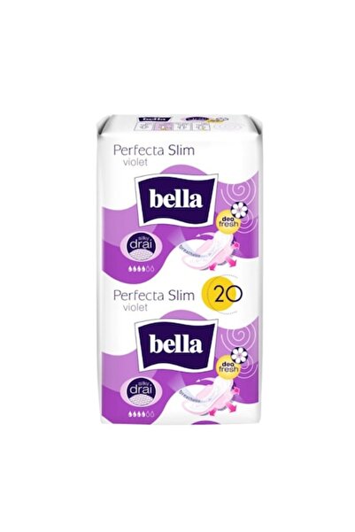 Bella Set 4 x 20 Absorbante Perfecta Slim Violet Silk Drai Deo