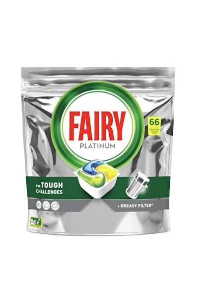 Fairy Detergent capsule Platinium Lemon 66 bucăți