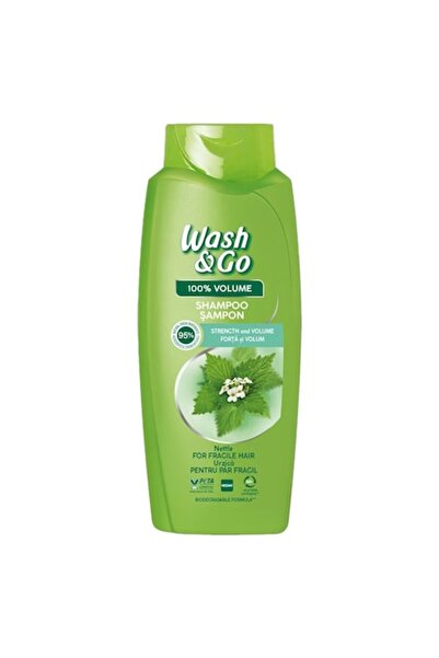 Wash and Go Set 3 x Shampoo Wash&Go with Nettle Extract, for Hair Prone to Breakage, 675 ml