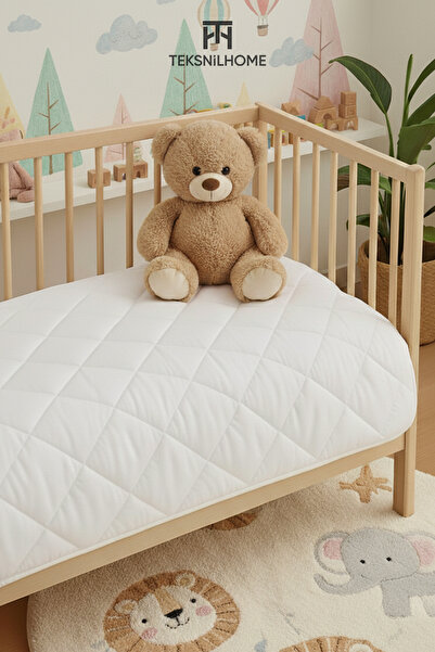 TeksNil Home Beyaz Bebek Yorganı 95x145 cm Yumuşacık