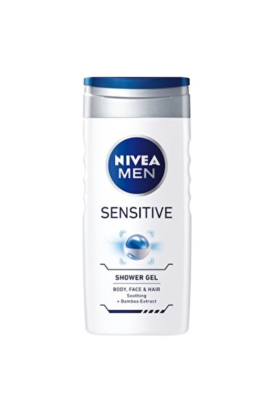 Nivea Men Set 3 x Gel de duș Sensitive cu extract de bambus, 500 ml