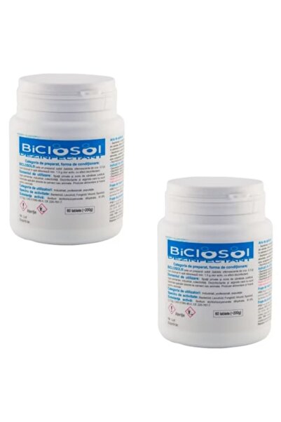 Biclosol 2x Effervescent Disinfectant Chloramine 60, 120 Tablets