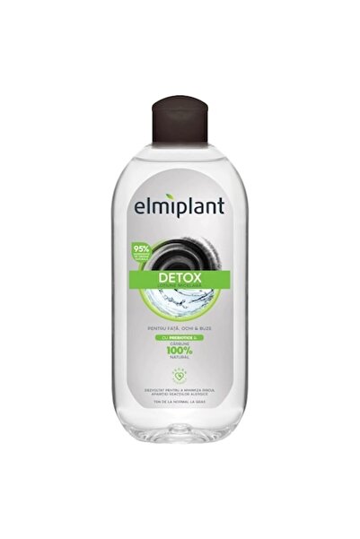 ELMIPLANT Set Apa Micelara Detox Carbune Elmiplant, 2 Bucati x 400 ml