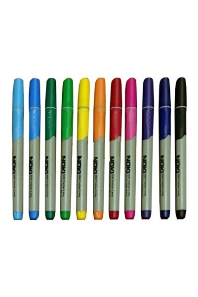 Noki 6068 Fineliner 0.4 mm Japon Uç 12 Renk Keçeli Kalem