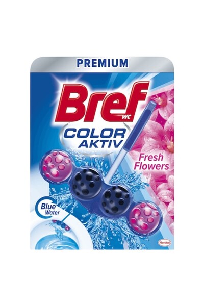 Bref Pachet 4 X Odorizant WC Bile Color Aktiv Flower 50g
