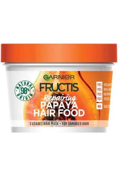 Garnier Pachet 2 X Masca Par Fructis Papaya 390ml