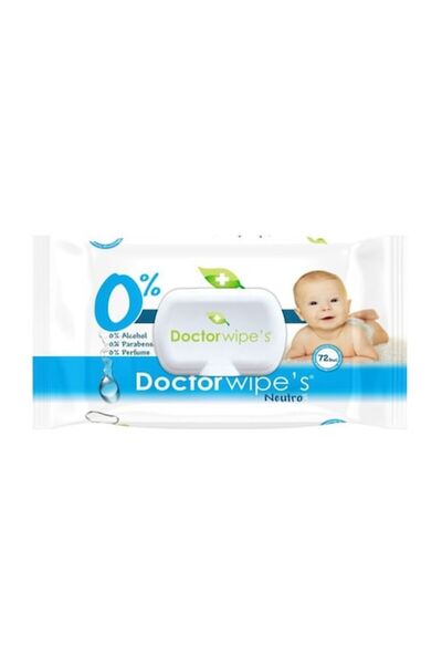 DOCTOR WIPES Pachet 3 x Servetele Baby Umede cu Capac Doctor Wipe's 72buc