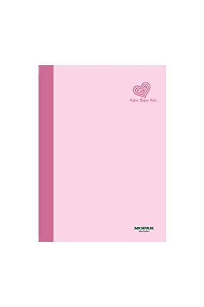 Mopak A4 Tam Boy Çizgili Dikişli Telsiz Karton Kapak Defter 40 Yaprak