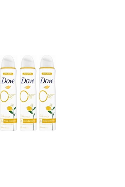 Dove Set 3x Deodorant Antiperspirant 150ml, Lemon, Spray