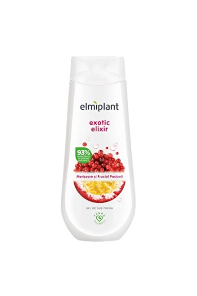 ELMIPLANT Gel Dus Crema Exotic Elixir Merisoare Fructul Pasiunii 400ml