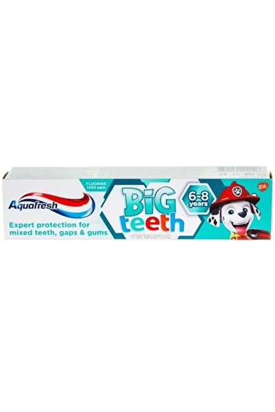 Aquafresh Set 4 x Toothpaste Big Teeth 50 ml for Kids
