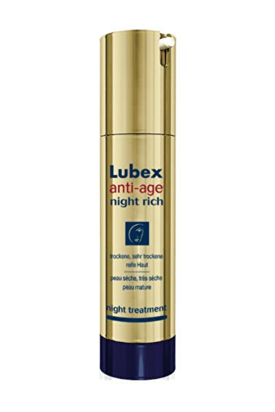 Lubex Anti-age Night Rich Kuru ve Olgun Ciltlerde Cildi Gece Boyunca Yenileyi...