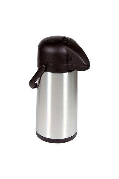 KORONA Termos cu pompă, 3 litri, 39 cm, oțel inoxidabil, HoReCa