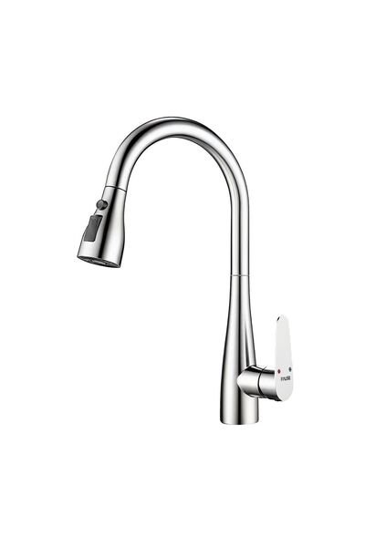 Fause Spiral Sink Faucet Pull down 3 Function Kte125