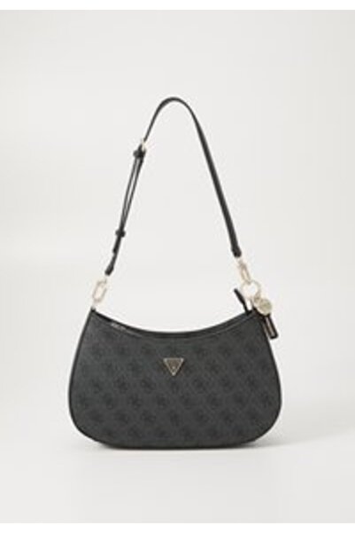 Guess NOELLE II TOP ZIP SHOULDER BAG - Handbag - Coal
