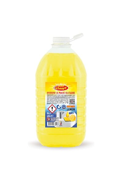 Cheapy Detergent de vase economic cu lămâie, 5 l