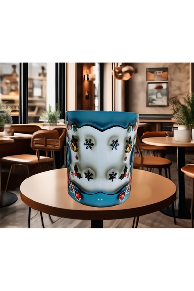 Mugs and love Ters yüz üzüntü baskı porselen kupa