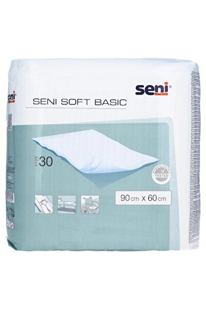 Seni Set 2 x Aleze pentru Pat Soft Basic, 90 x 60 cm, 30 Bucati