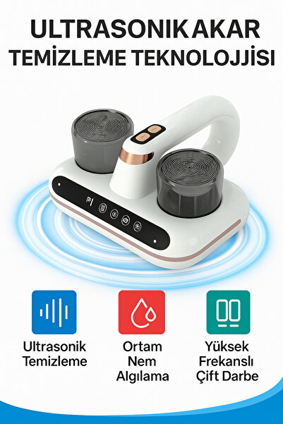 qasul Ultrasonik Toz ve Akar Temizleme Cihazı – Çift Filtreli, Yüksek Frekans...