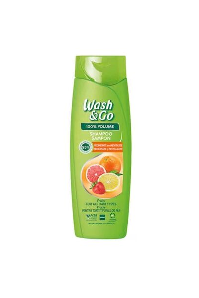 WASH&GO Șampon cu fructe 360 ​​ml