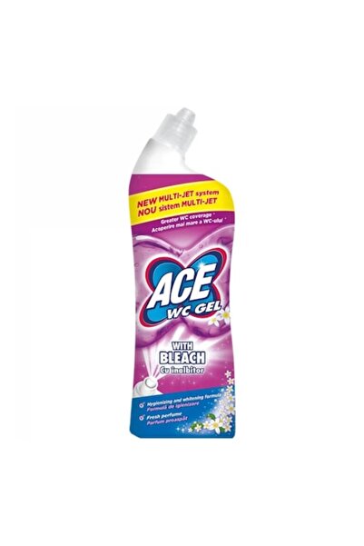 ACE Pack 3 X Toilet Bowl Cleaning Gel with Bleach Ace, 700 ml