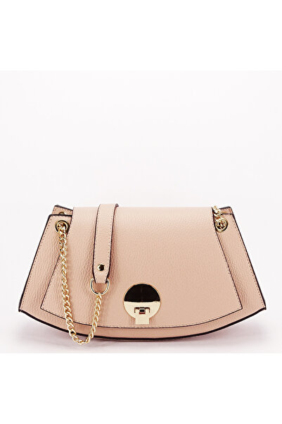 SOFILINE Geantă elegantă roz din piele naturală B-1488 122