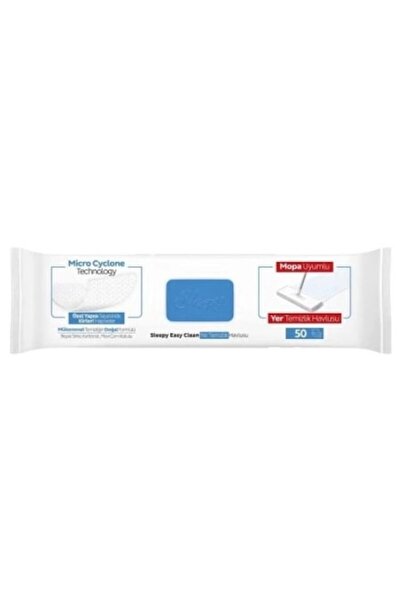 Sleepy Lavete umede pentru pardoseli Extra Hygiene, curatare usoara, fara pete, fara clatire, 50 bucati/pac