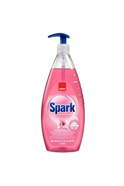 Sano Pachet de 3 detergent de vase Spark Almond 1000ml
