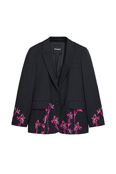 Desigual Γυναικείο Μπλέιζερ 25SWEWX1 Μαύρο