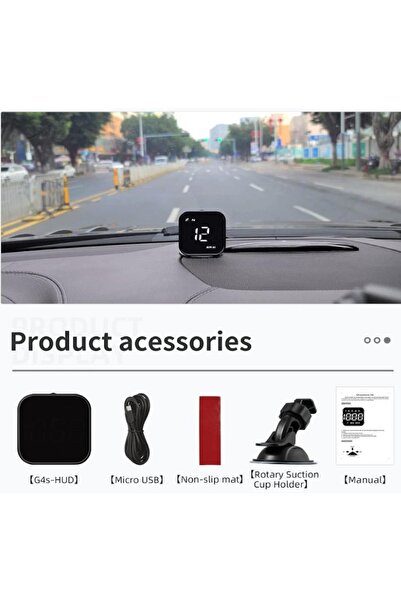 Hope عداد السرعة الرقمي من G4S، شاشة عرض أمامية جديدة للسيارات مزودة بقياس السرعة الرقمية بالميل في الساعة (ميل في الساعة) وكم في الساعة، وقياس التعب العالمي