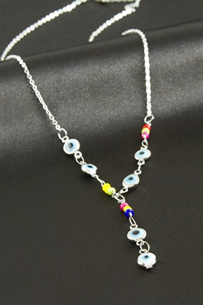 Generic Brand Evil eye enamel y necklace