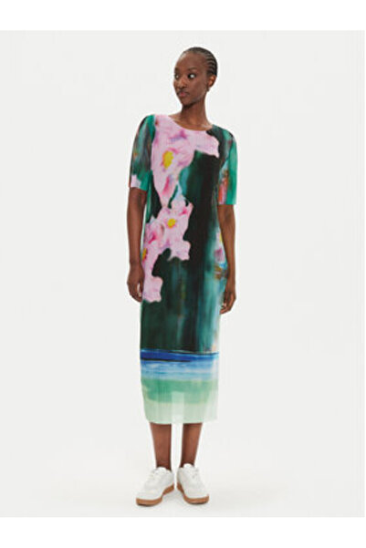 Desigual Γυναικείο Φόρεμα Casual 24WWVK78 Πολύχρωμο