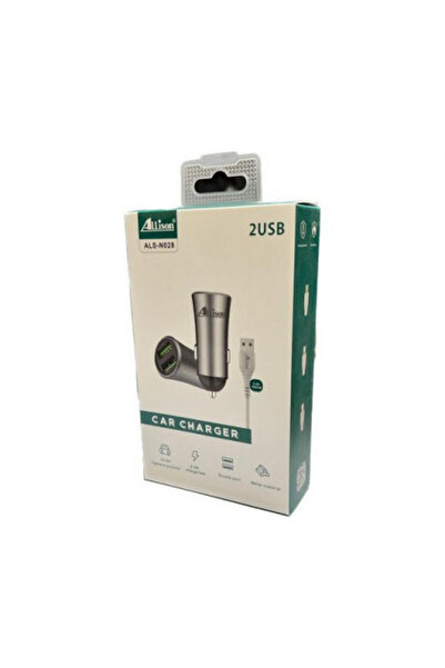 ALLİSON Încărcător auto ASL-N 028 2 cablu USB + Tip-C 1 m