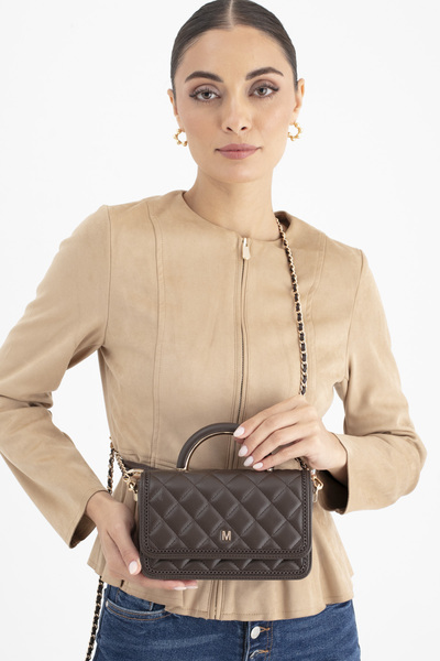 Matthew Cox Women's Arm Bag Brown Byn2413