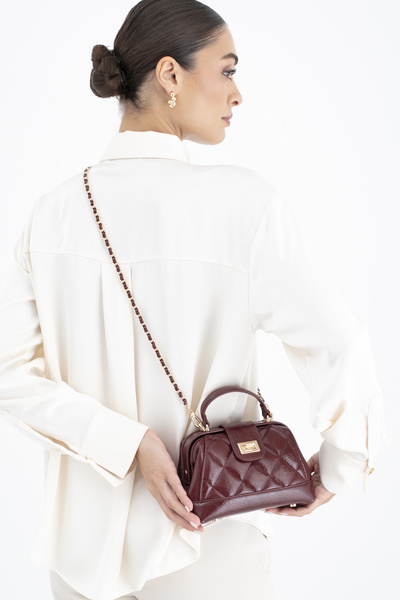 Matthew Cox Women's Arm Bag Bordo Byn2445