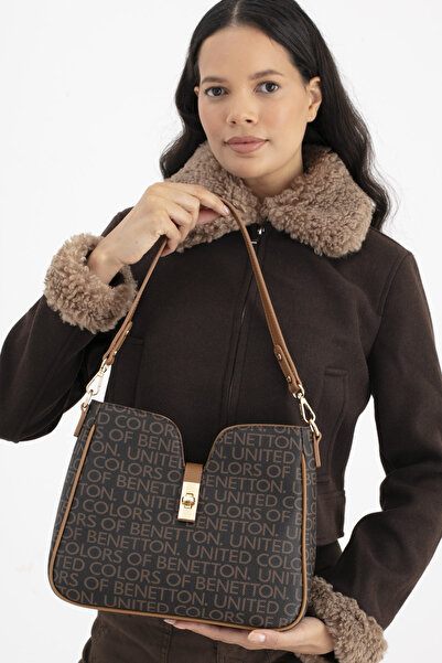 United Colors of Benetton ΓΥΝΑΙΚΕΙΑ ΤΣΑΝΤΑ ΜΕ ΧΕΡΙΑ BENETTON ΚΑΦΕ-ΤΑΜΠΑ BNT1697