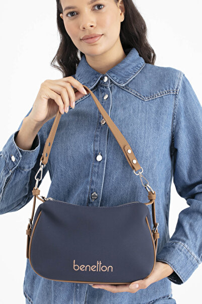 United Colors of Benetton GEANTĂ DE BRAȚ FEMEI BENETTON ALBASTRU MARIN-CAMEL BNT1699