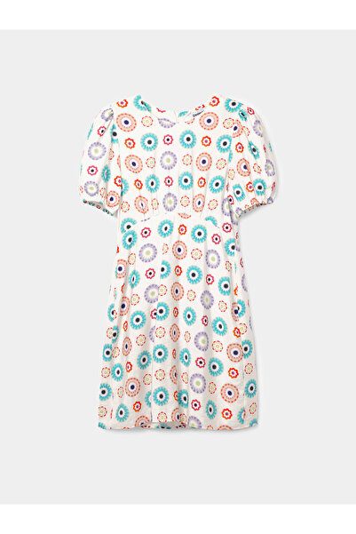 Desigual Γυναικείο Καλοκαιρινό Φόρεμα 24SWVW44 Λευκό
