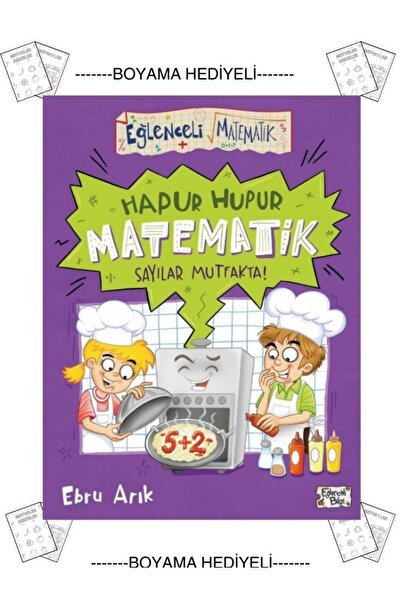 Eğlenceli Bilgi Yayınları Boyamalı Hapur Hupur Matematik Sayılar Mutfakta Ebr...