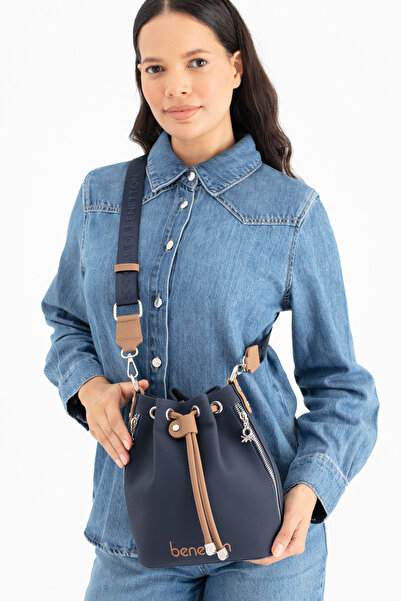 United Colors of Benetton GEANTĂ DE BRAȚ FEMEI BENETTON ALBASTRU MARIN-CAMEL BNT1650